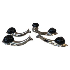 Set di 5 lumache in porcellana Limoges Knife, circa 1930