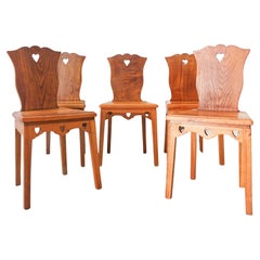 Set of 5 Portuguese Neo-Rustic Modern Style, 1940's