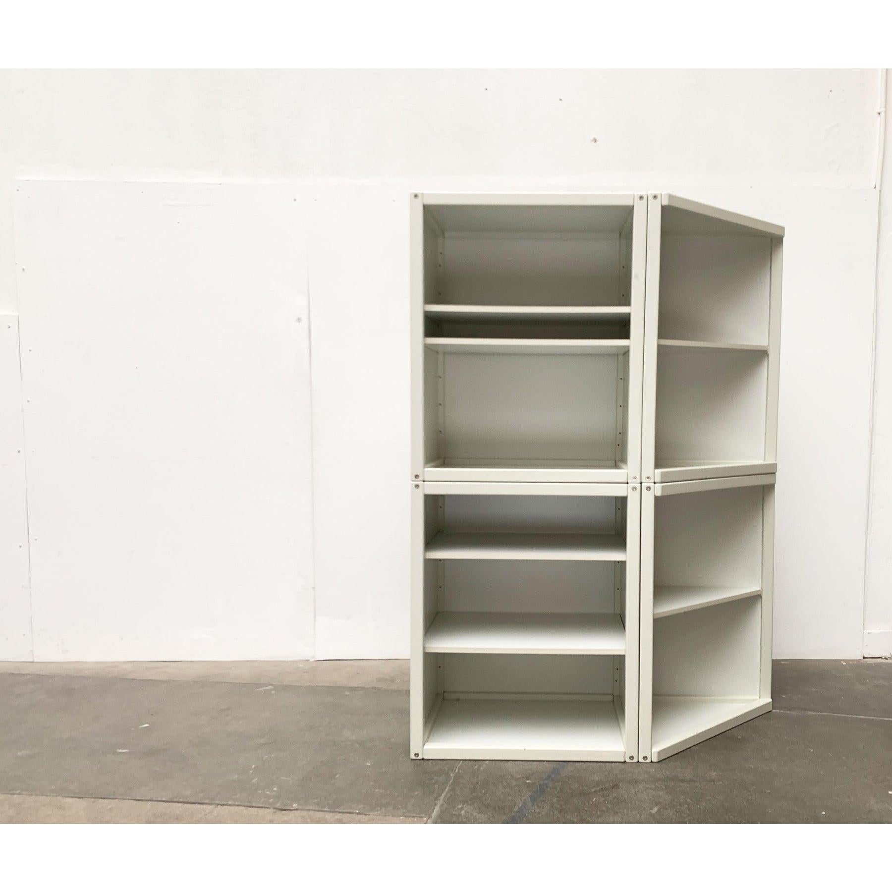 Set of 5 Postmodern Profilsystem Cabinets and Shelf by Elmar Flötotto, 1980s For Sale 3