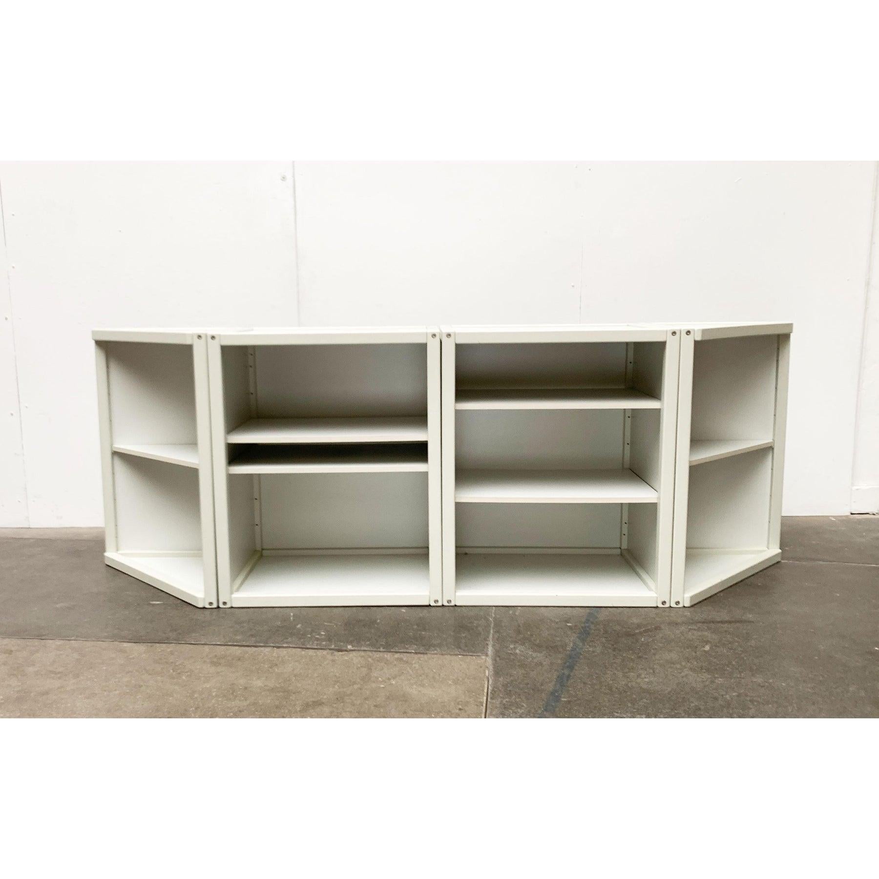 Set of 5 Postmodern Profilsystem Cabinets and Shelf by Elmar Flötotto, 1980s For Sale 4