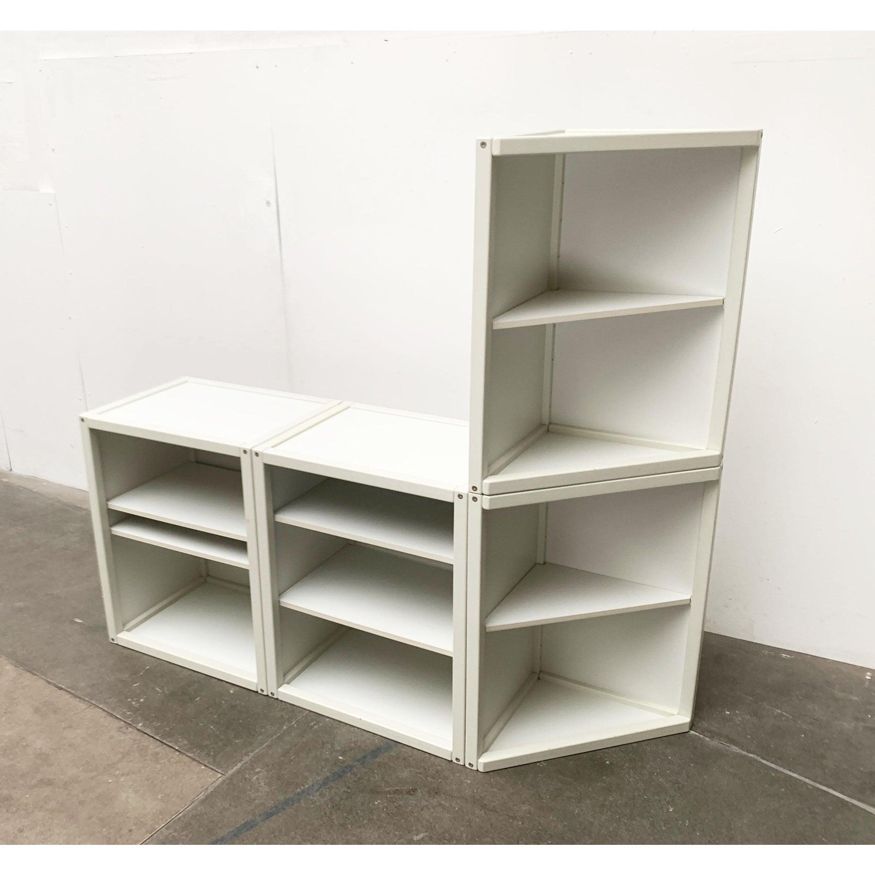 Post-Modern Set of 5 Postmodern Profilsystem Cabinets and Shelf by Elmar Flötotto, 1980s For Sale