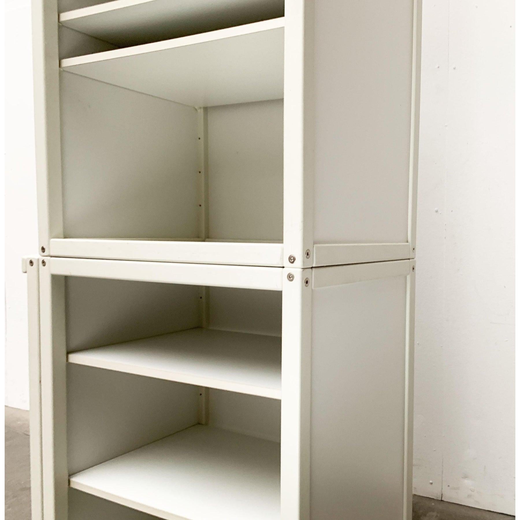 Set of 5 Postmodern Profilsystem Cabinets and Shelf by Elmar Flötotto, 1980s For Sale 2