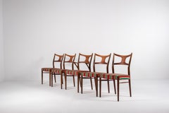 Set of 5 Rare Kurt Østervig Dining Chairs by Randers Furniture