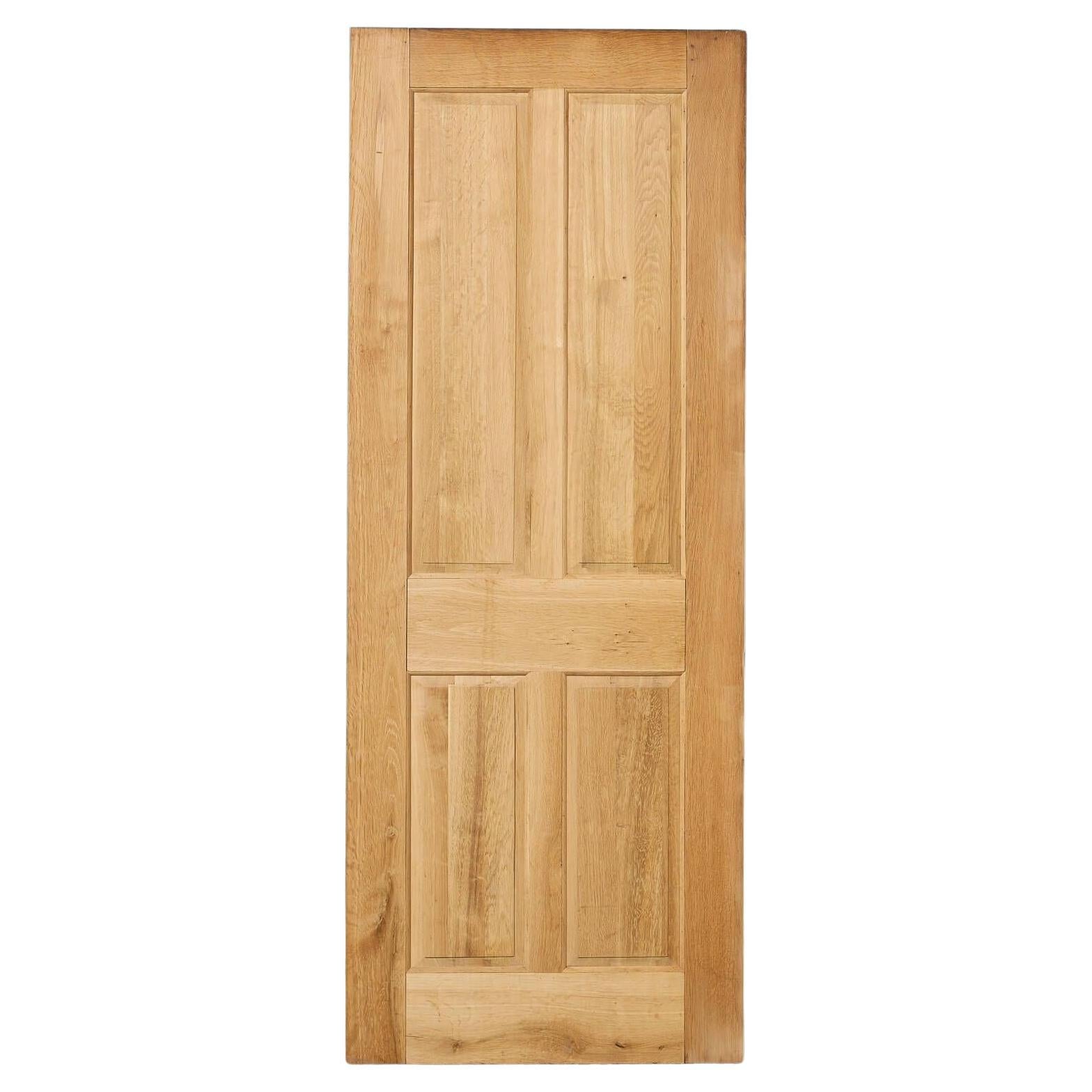 Reclaimed 4-Panel Oak Interior Door