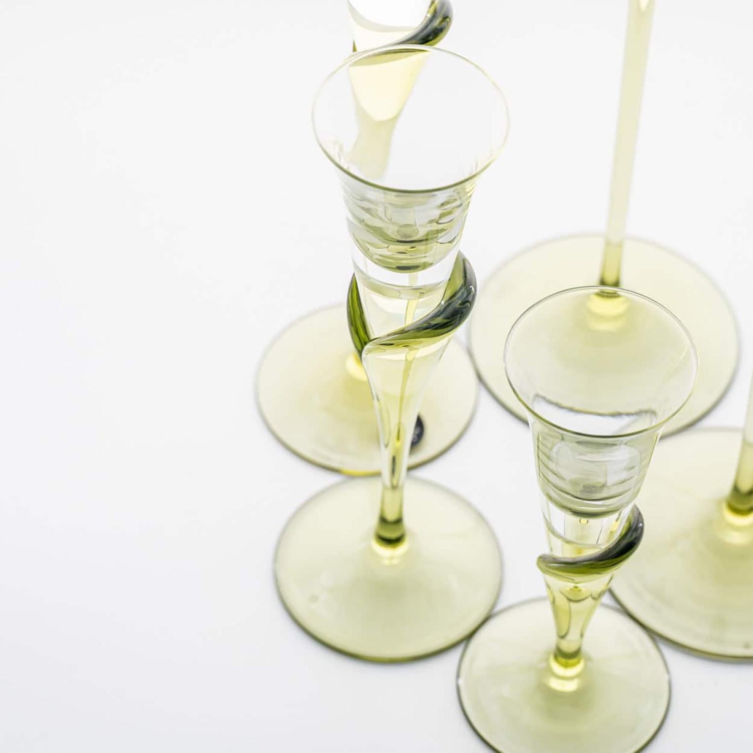 Set of 5 Rosenthal Studio Line Papyrus Candle Holders, Michael Boehm For Sale 2