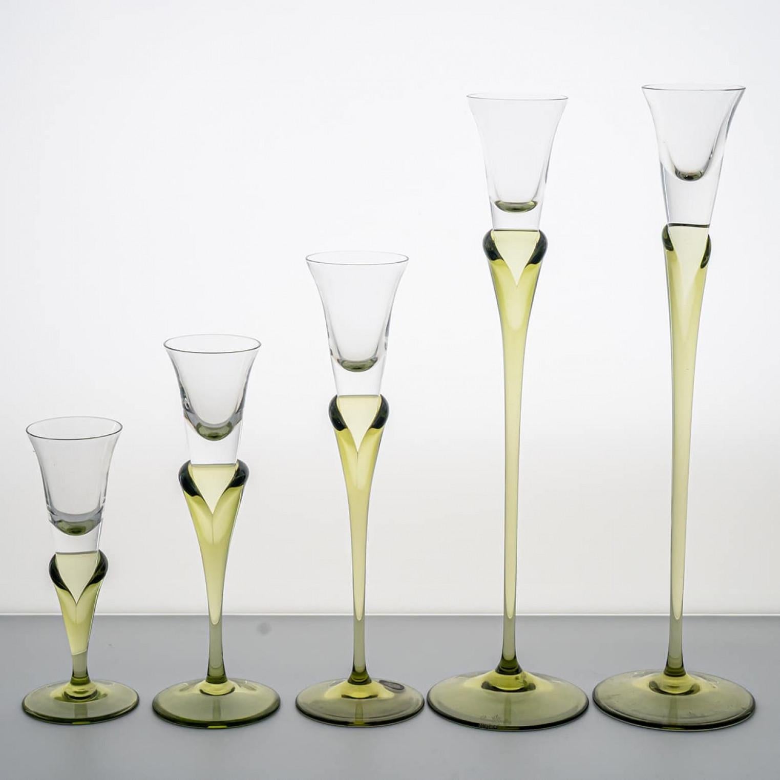 5er-Set Rosenthal Studio Line Papyrus Kerzenhalter, Michael Boehm im Angebot 6