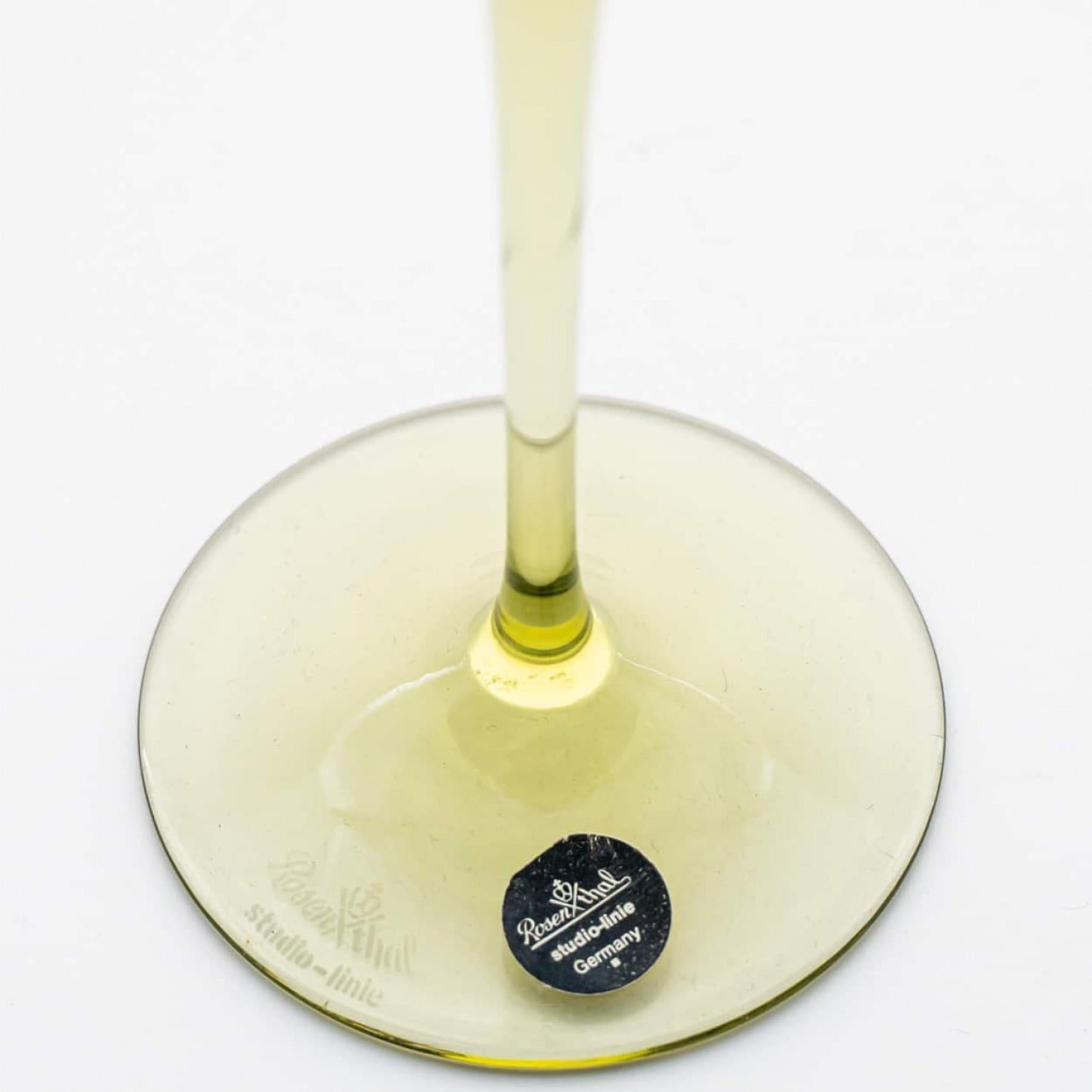 5er-Set Rosenthal Studio Line Papyrus Kerzenhalter, Michael Boehm (Glas) im Angebot