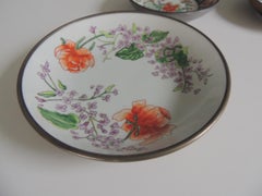 Set of (5) Round Asian Decorative Dishes