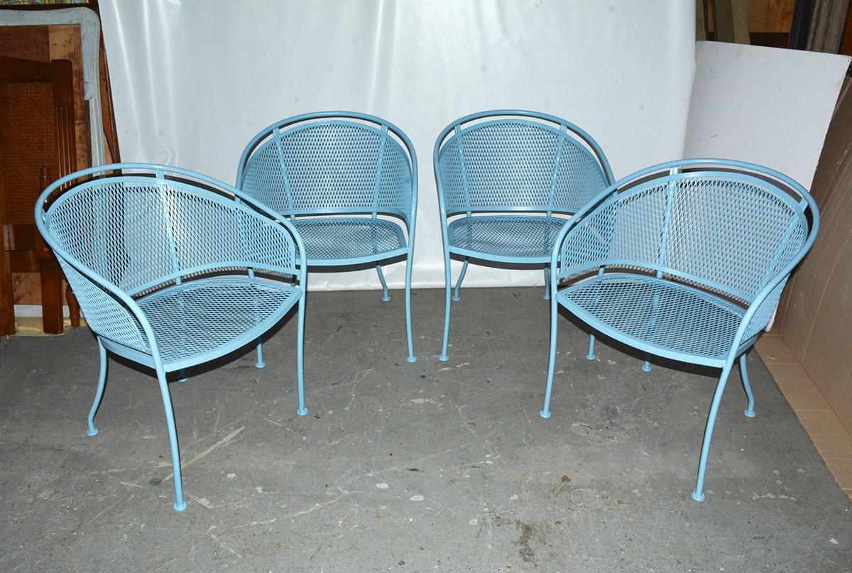 American Set of 5 Round Patio Garden Table Dining Set