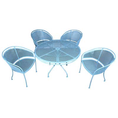 Set of Garden chairs and table at 1stDibs