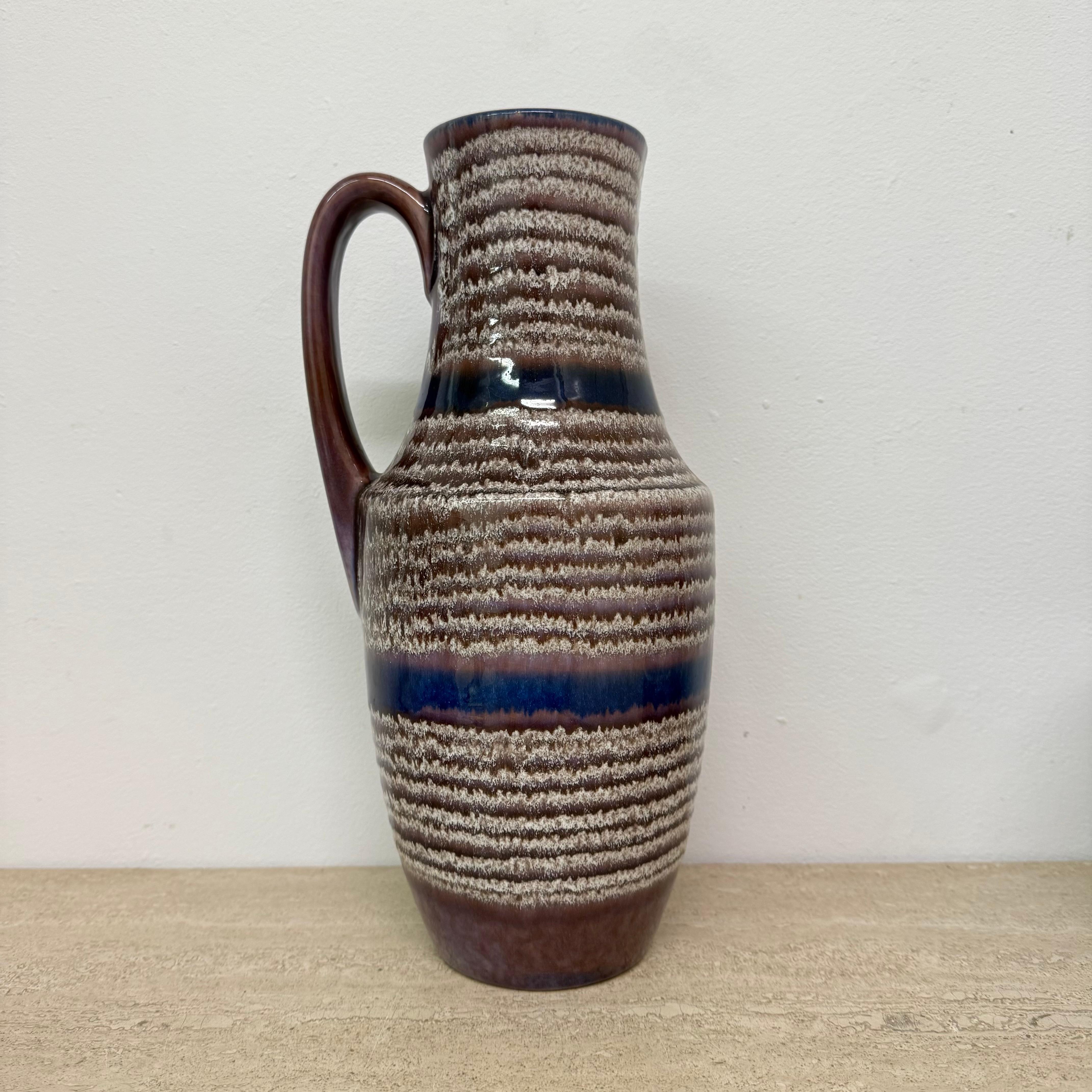 Set di 5 vasi in ceramica scheurich Germania Ovest , anni '70 in vendita 13
