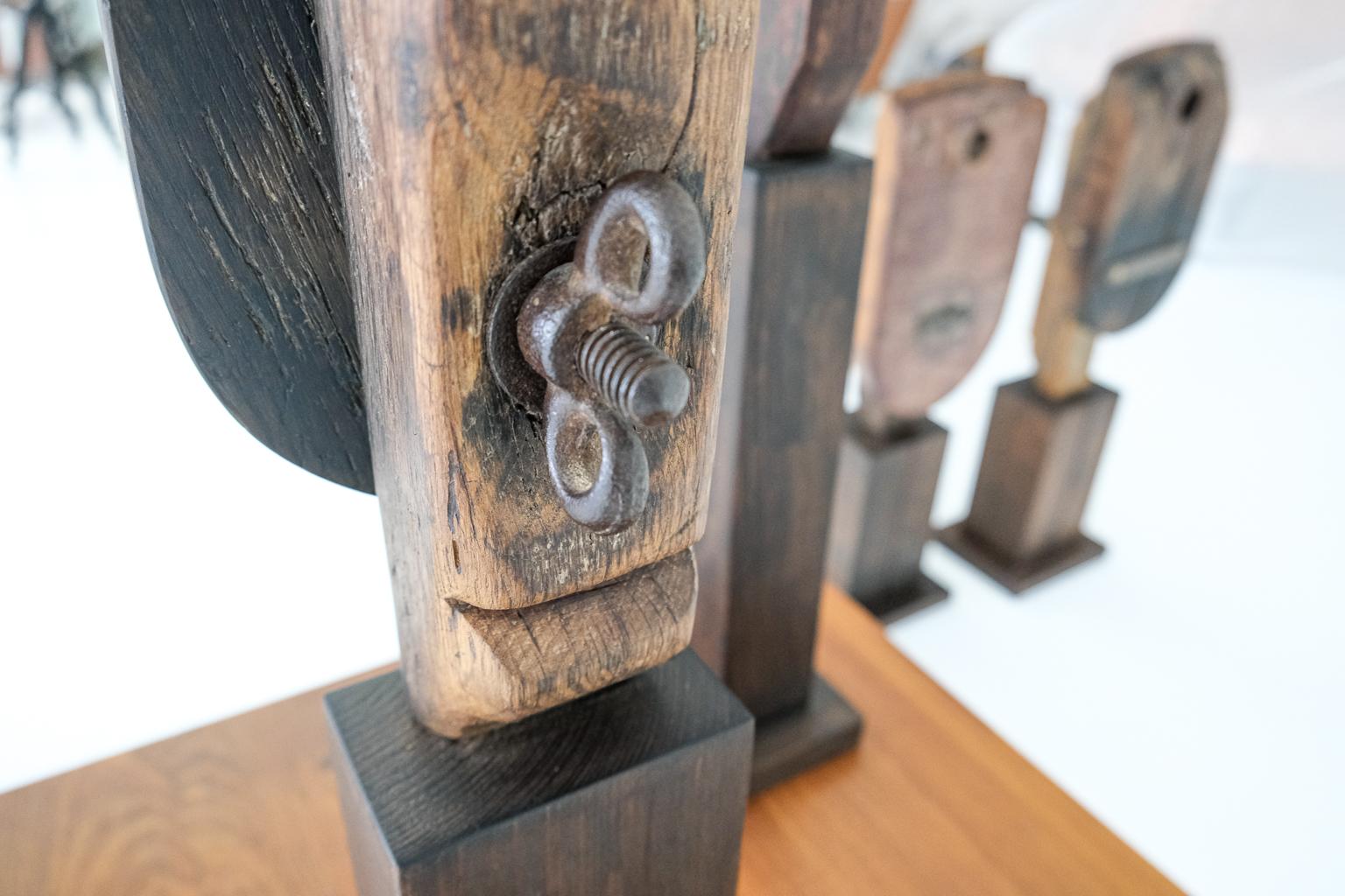 Ensemble de 5 sculptures de l'artiste allemand Rolf Hans 8