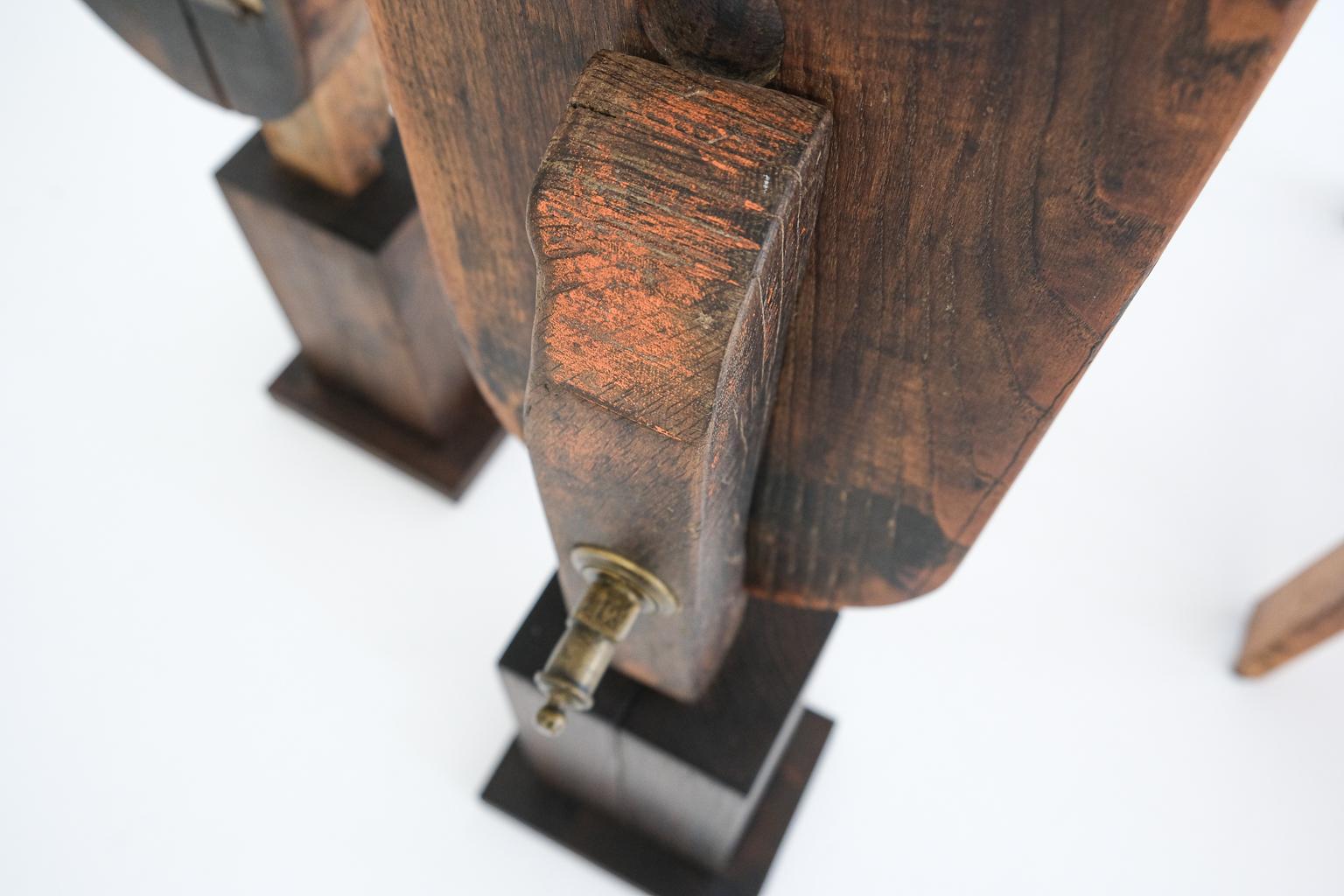 Ensemble de 5 sculptures de l'artiste allemand Rolf Hans 1