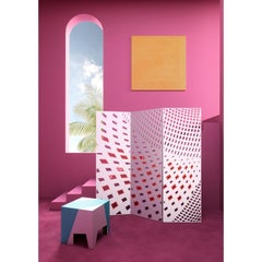 Set Of 5 Sissi Stackable Totem Seats in Powder-Coated Aluminum by altreforme