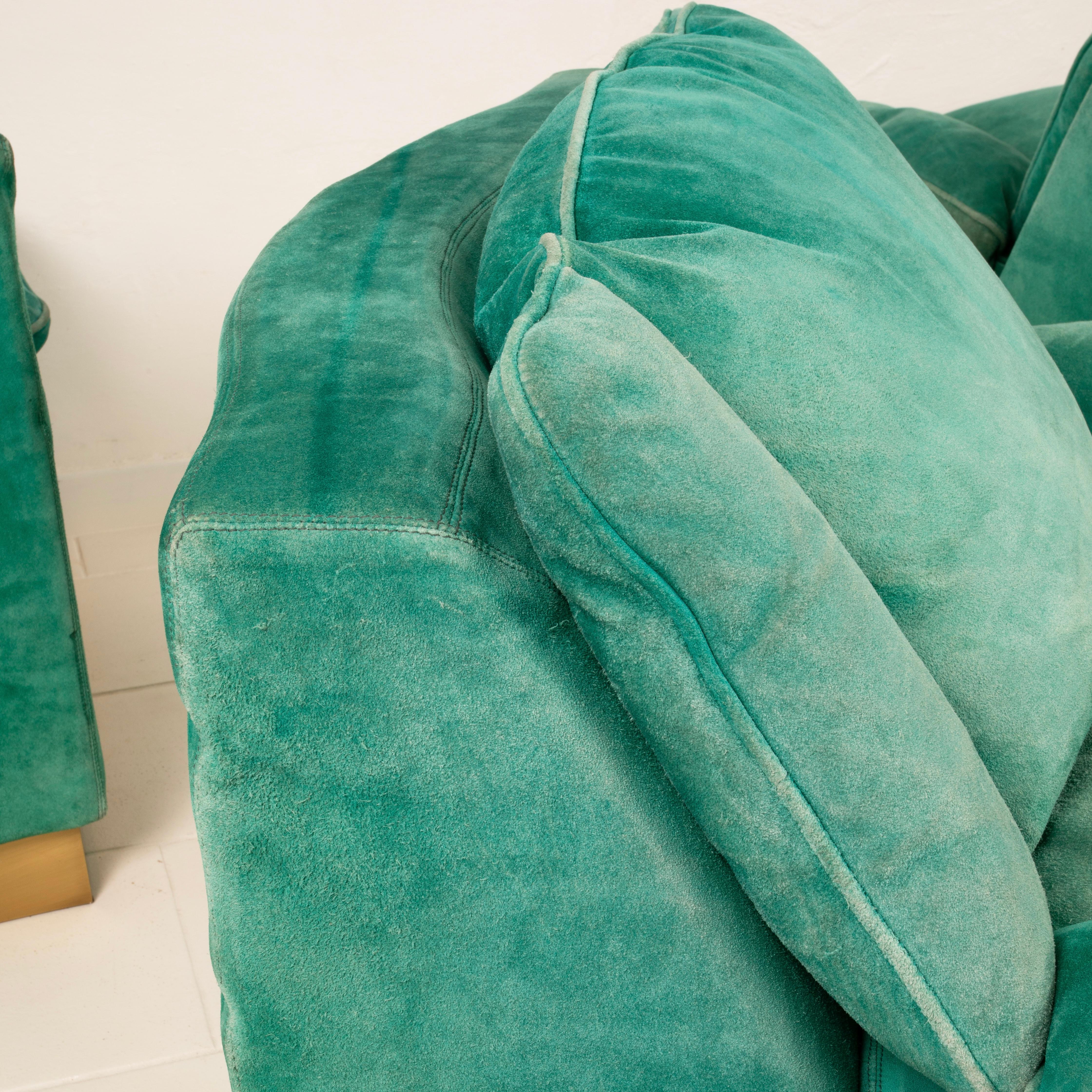 Set of 5 Stropiccio Armhairs by Luciano Frigerio for Frigerio di Desio, 1970 For Sale 12