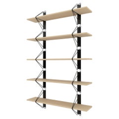 Set of 5 Strut Shelves from Souda, Black and Maple, Made to Order