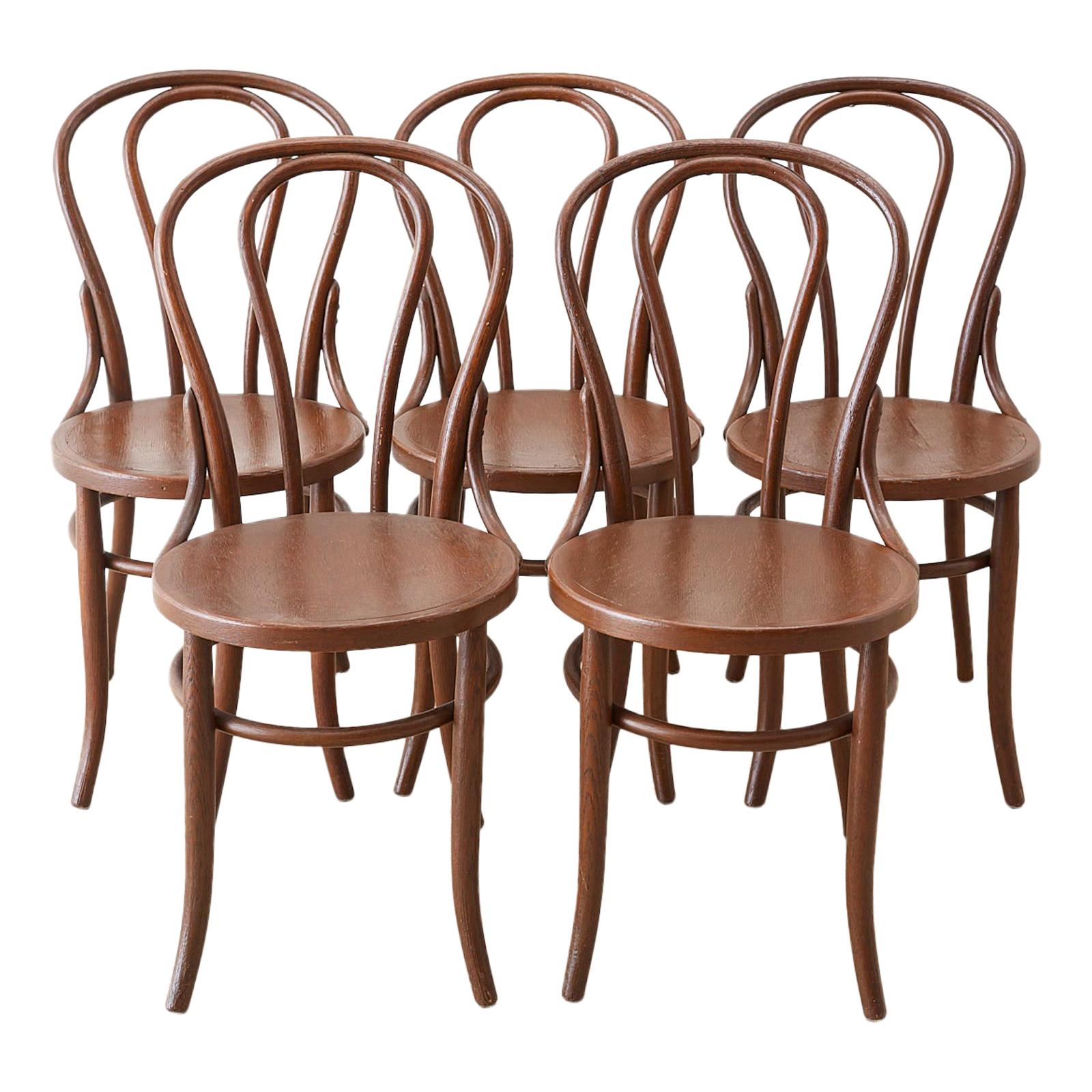 Set Bentwood Dinning Chairs by Michael at 1stDibs