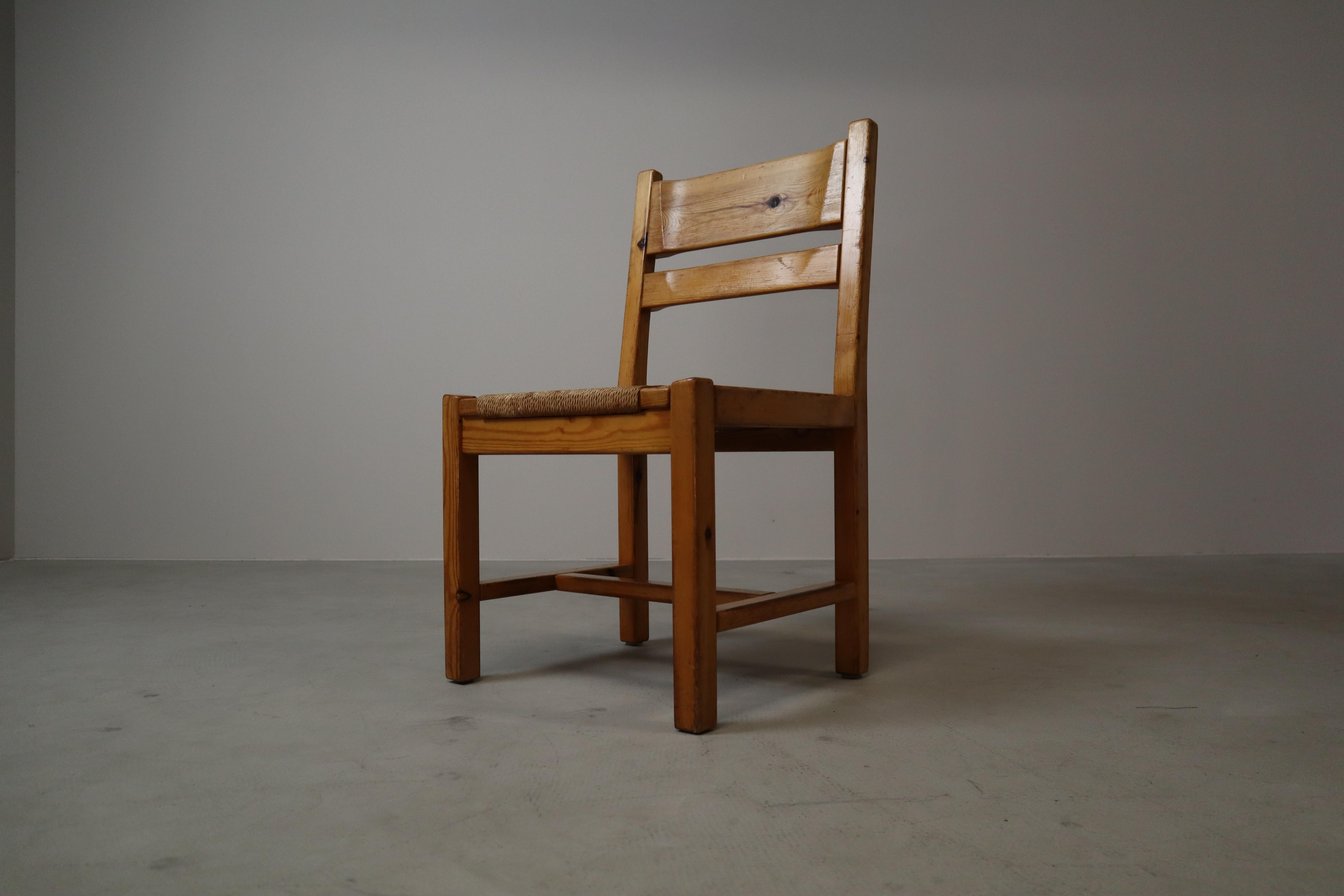 Set of 5 vintage Danish chairs by Tage Poulsen for Gramrode Møbelfabrik, 1970's For Sale 2