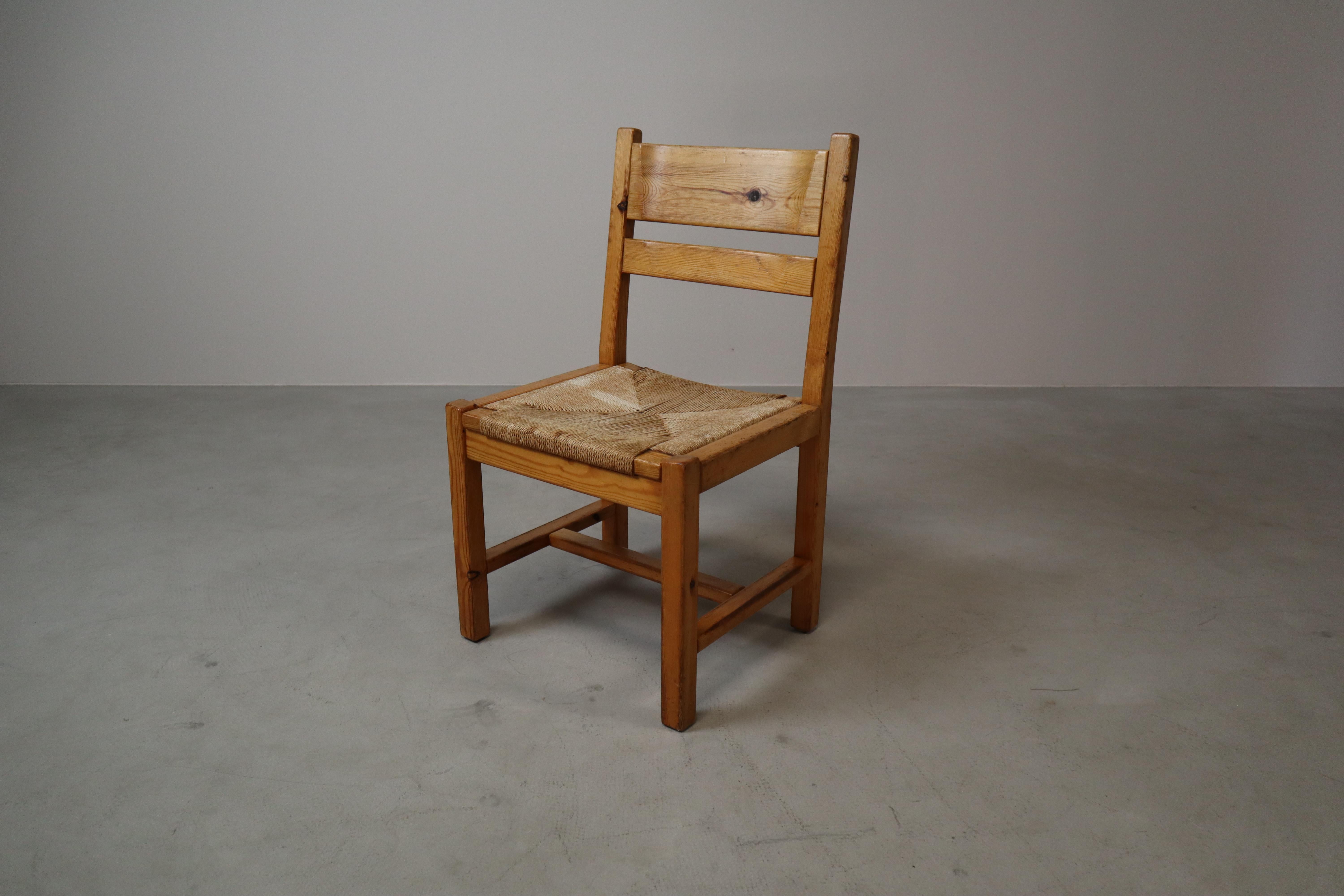 Set of 5 vintage Danish chairs by Tage Poulsen for Gramrode Møbelfabrik, 1970's For Sale 3