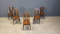 Juego de 5 Sillas de Comedor Ercol Vintage , años 50