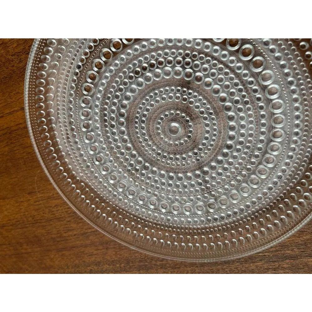 Set von 5 finnischen Kastehelmi-Glastellern aus der Vintage-Serie Kastehelmi von Oiva Toikka im Angebot 5