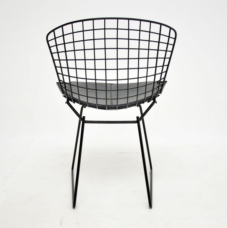 Set of 5 Vintage Harry Bertoia Wire Dining Chairs by Knoll at 1stDibs