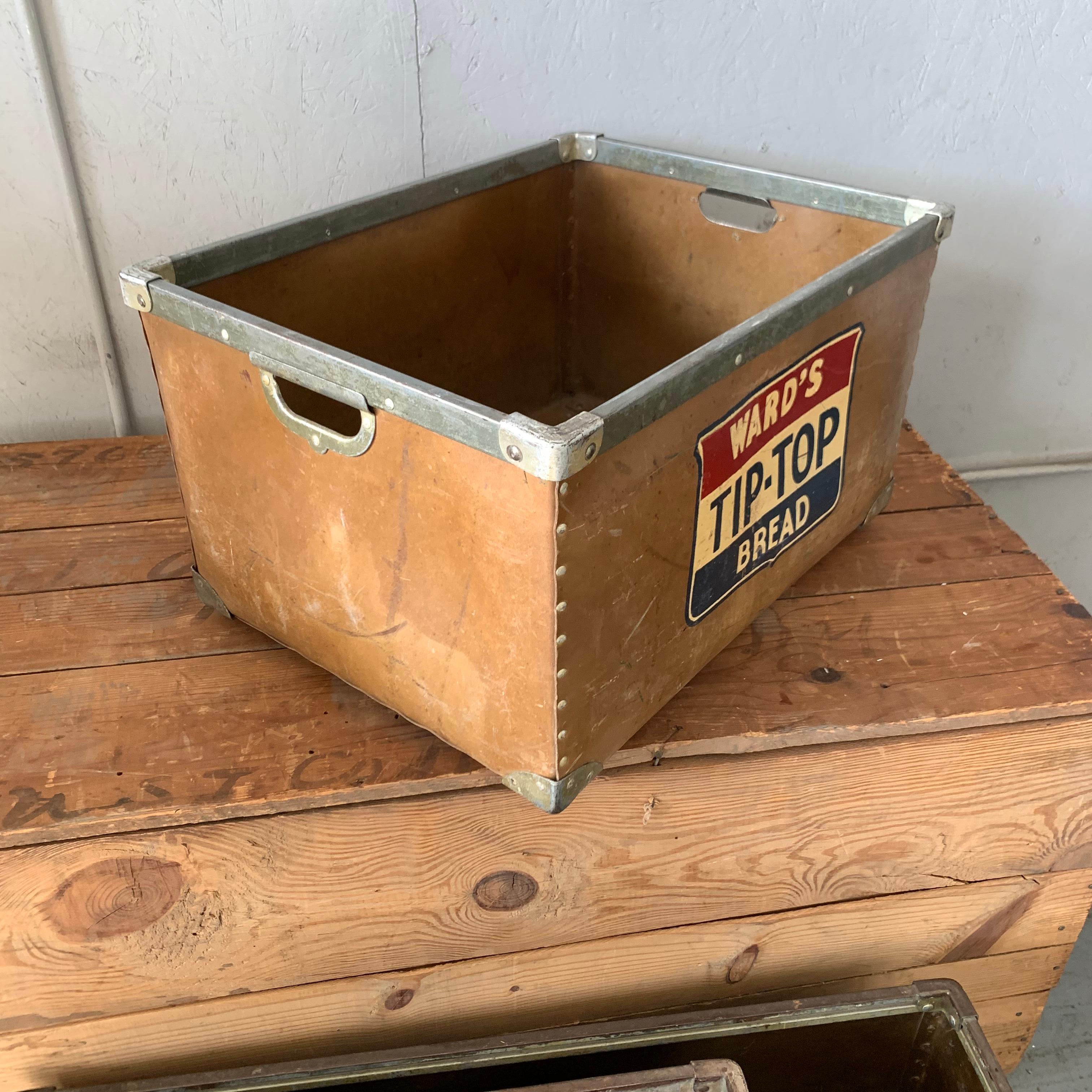 Set of 5 Vintage Industrial American Fortified Cardboard Bins 10