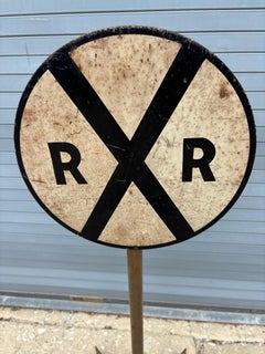 Set of Five Mid-Century Modern Metal School Signs, 1955, USA