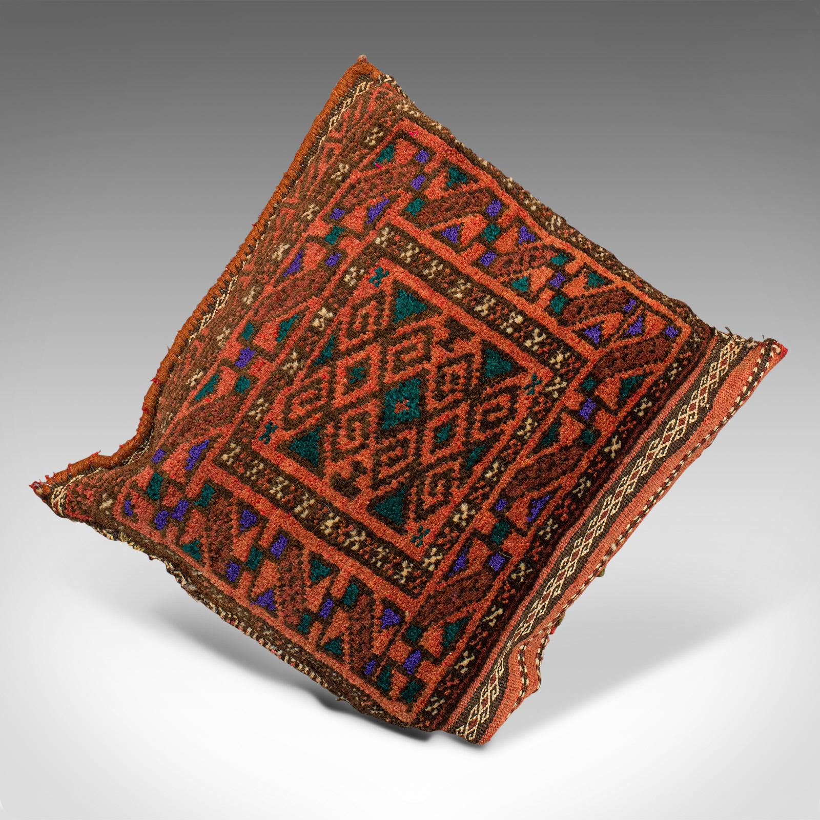 Set of 5, Vintage Kilim Cushions, North African, Camel Bag, Throw Pillows, 1950 3