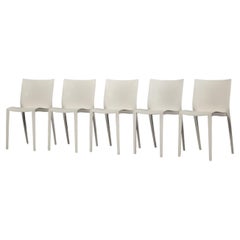 Set of 5 Vintage Midcentury French Modern Slickslick Chairs by Philippe Starck