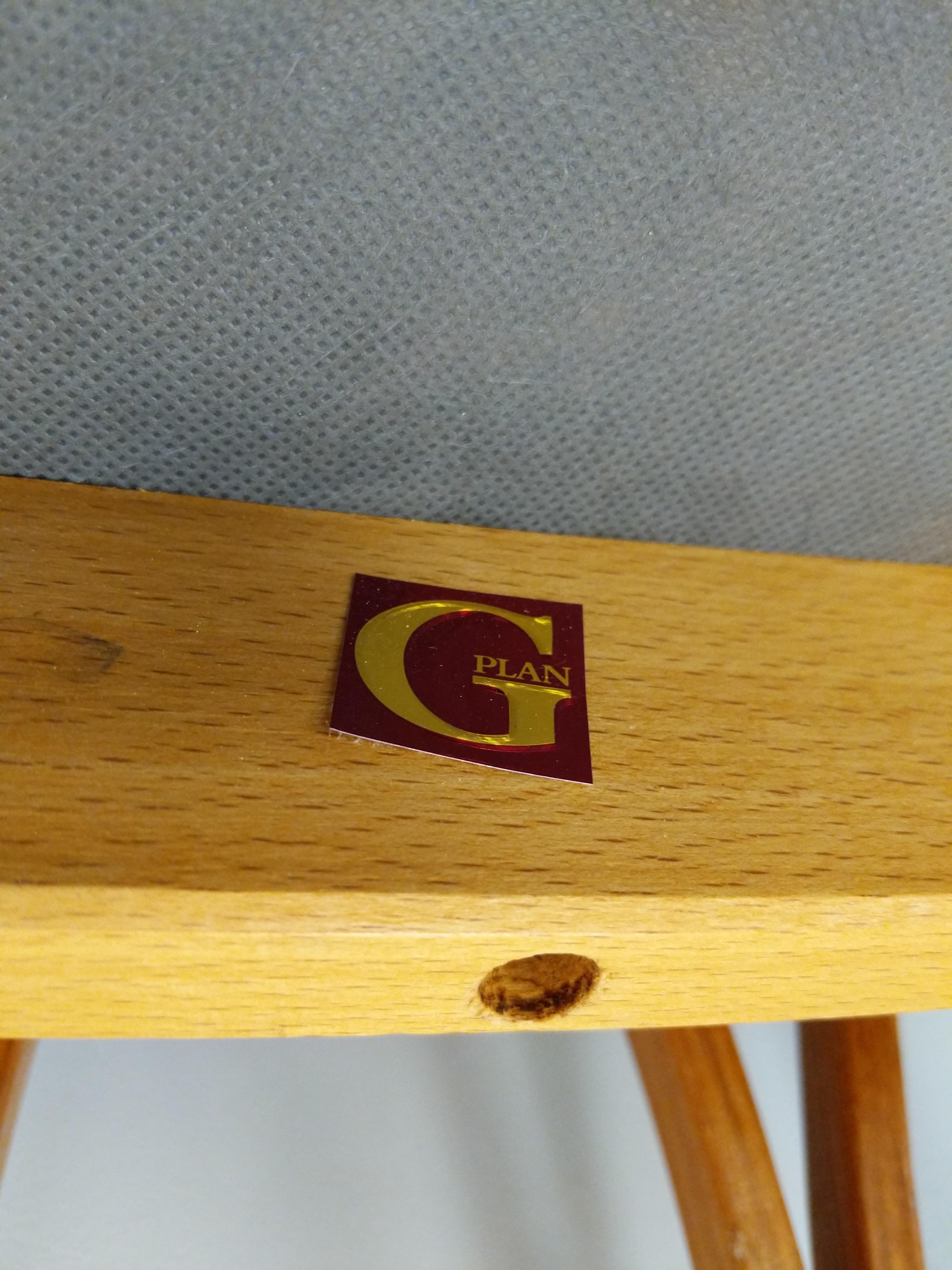 Set of 5 Vintage Mid Century Modern Dining Chairs by G Plan im Angebot 2
