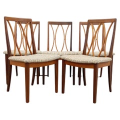 Set of 5 Vintage Mid Century Modern Dining Chairs by G Plan