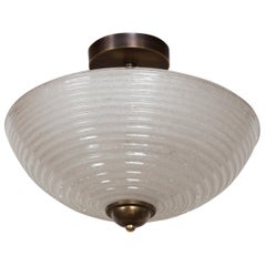 Set of 4 Mid Century Venini Ceiling Fixtures, Priced Individually