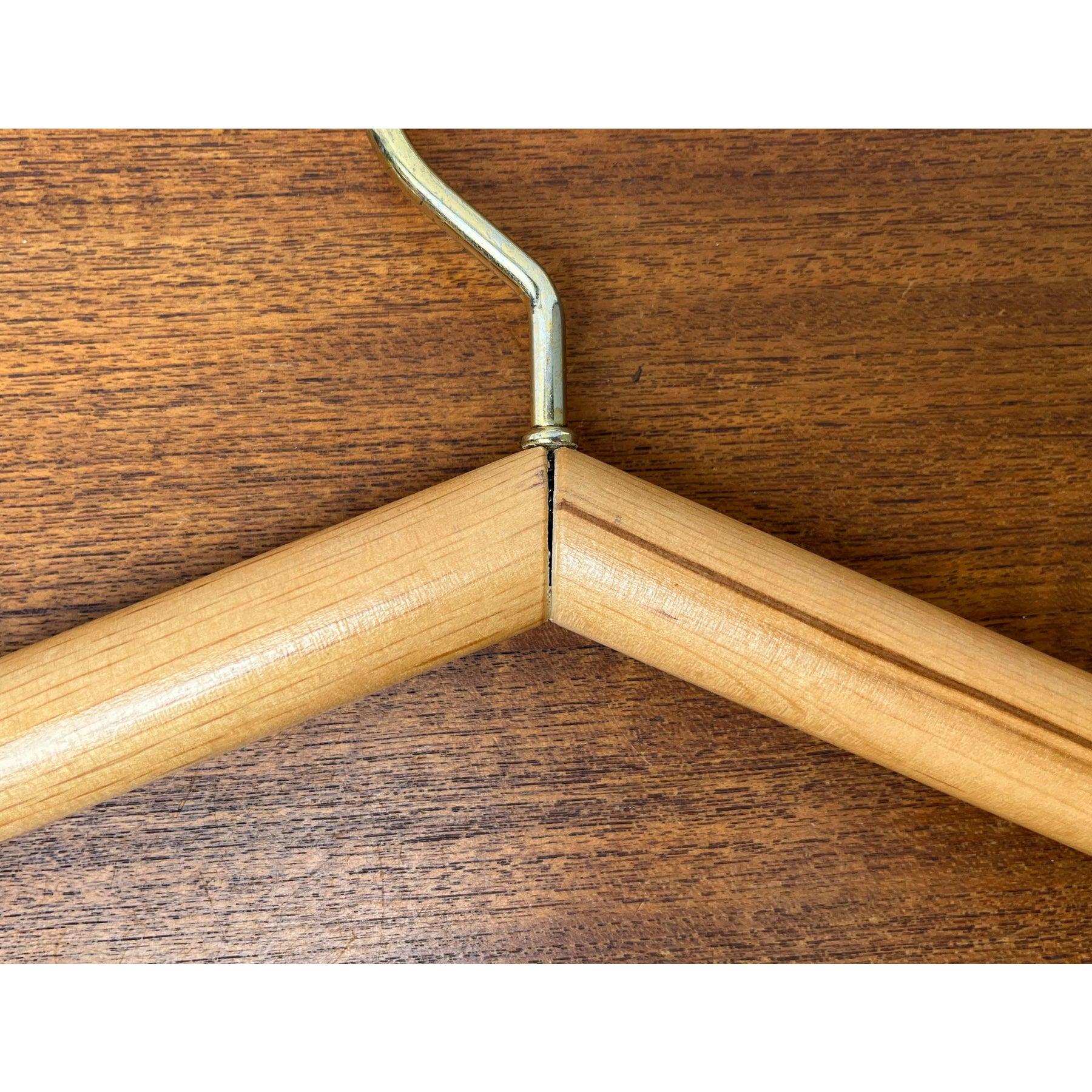 Set di 5 appendiabiti vintage in Wood, anni '70 in vendita 9