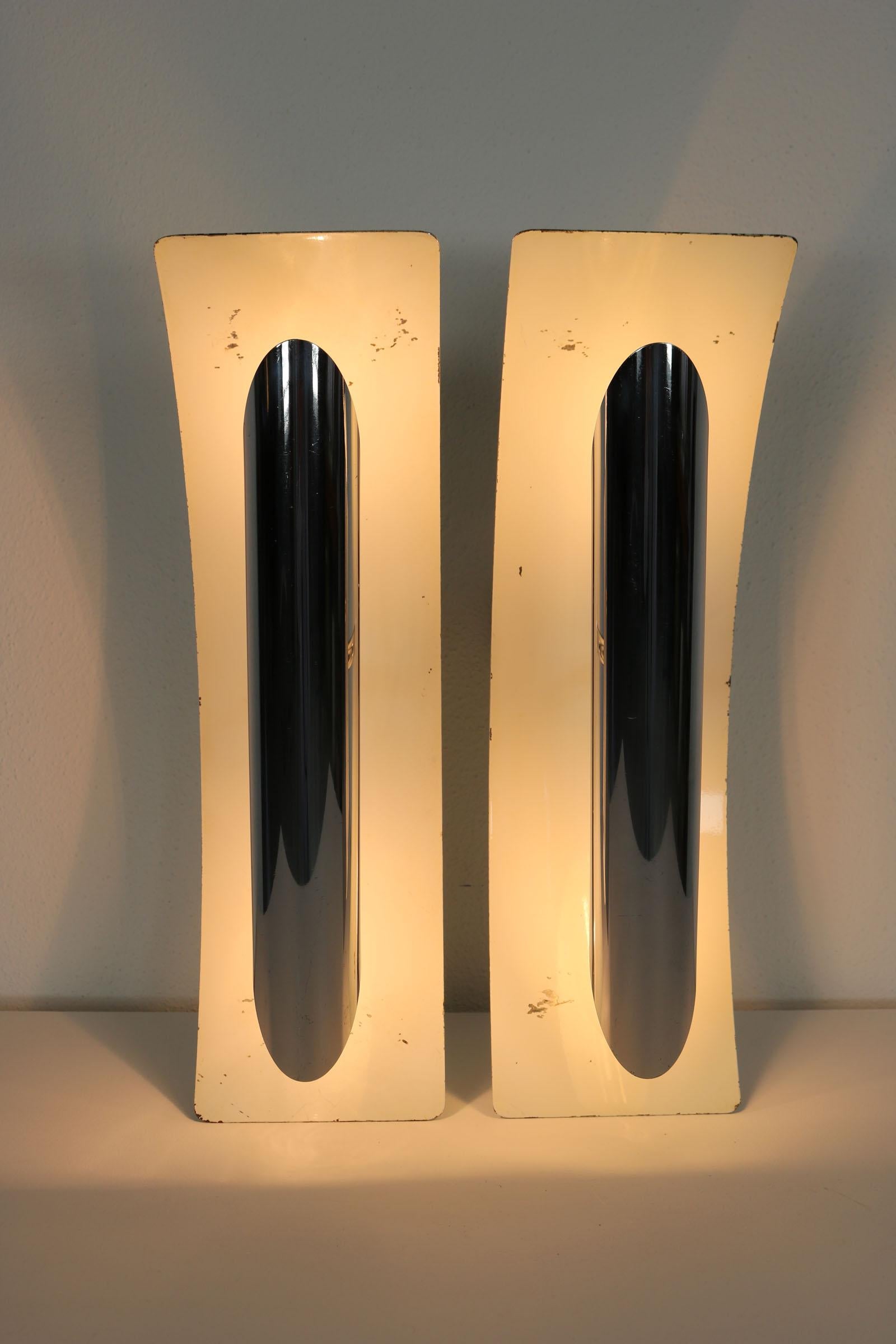  Set of 5 Wall Lamps, Design Gioffredo Reggiani, Italy 1970s  For Sale 6