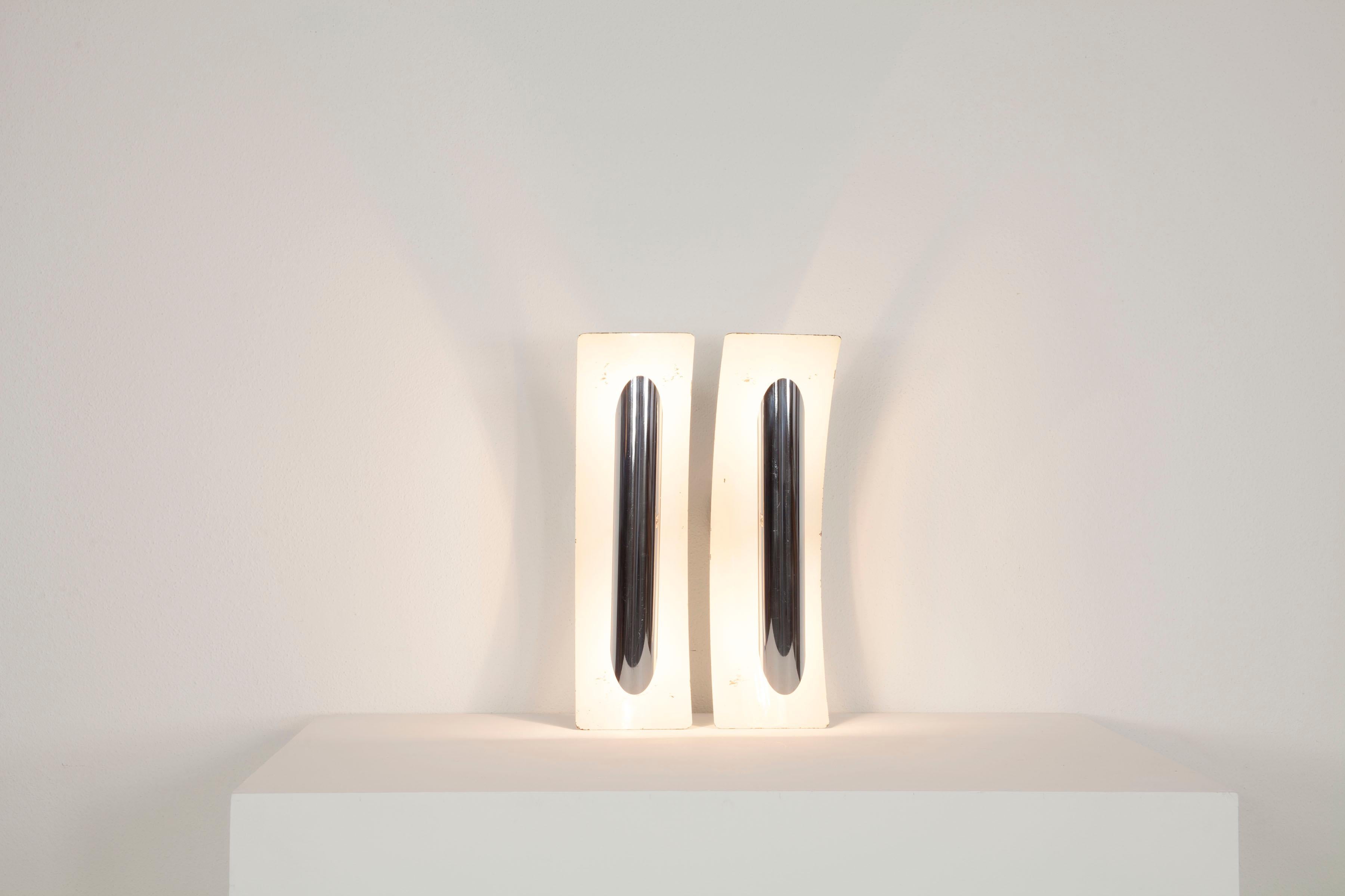 Set of 5 Wall Lamps, Design Gioffredo Reggiani, Italy 1970s  For Sale 2