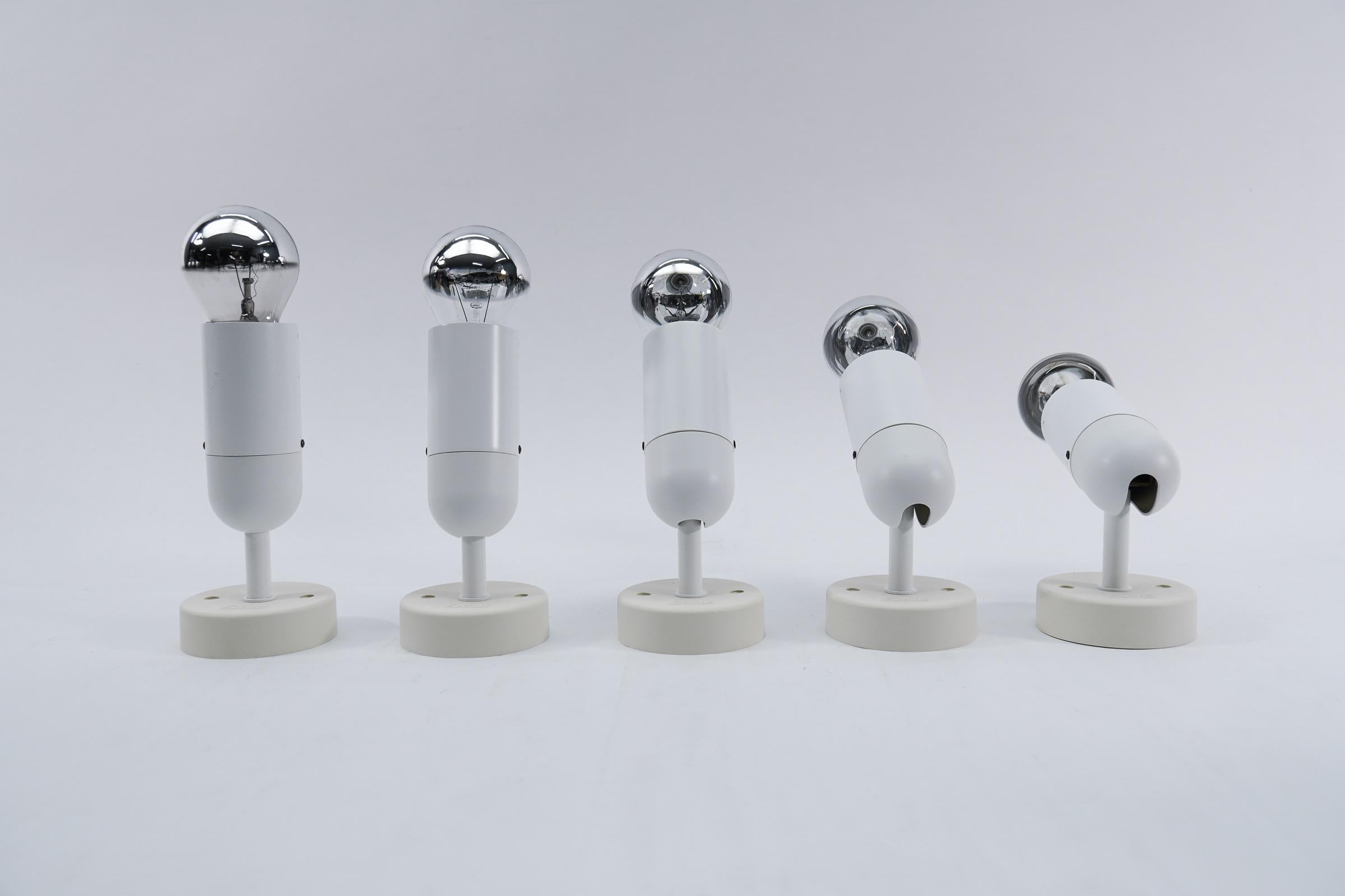 Set of 5 Wall or Ceiling Lamps by Staff Leuchten, 1960s, Germany In Good Condition For Sale In Nürnberg, Bayern