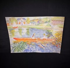 Set of 5 Watercolor Drawings by J. René Rommel – Studio Collection - 2Y295