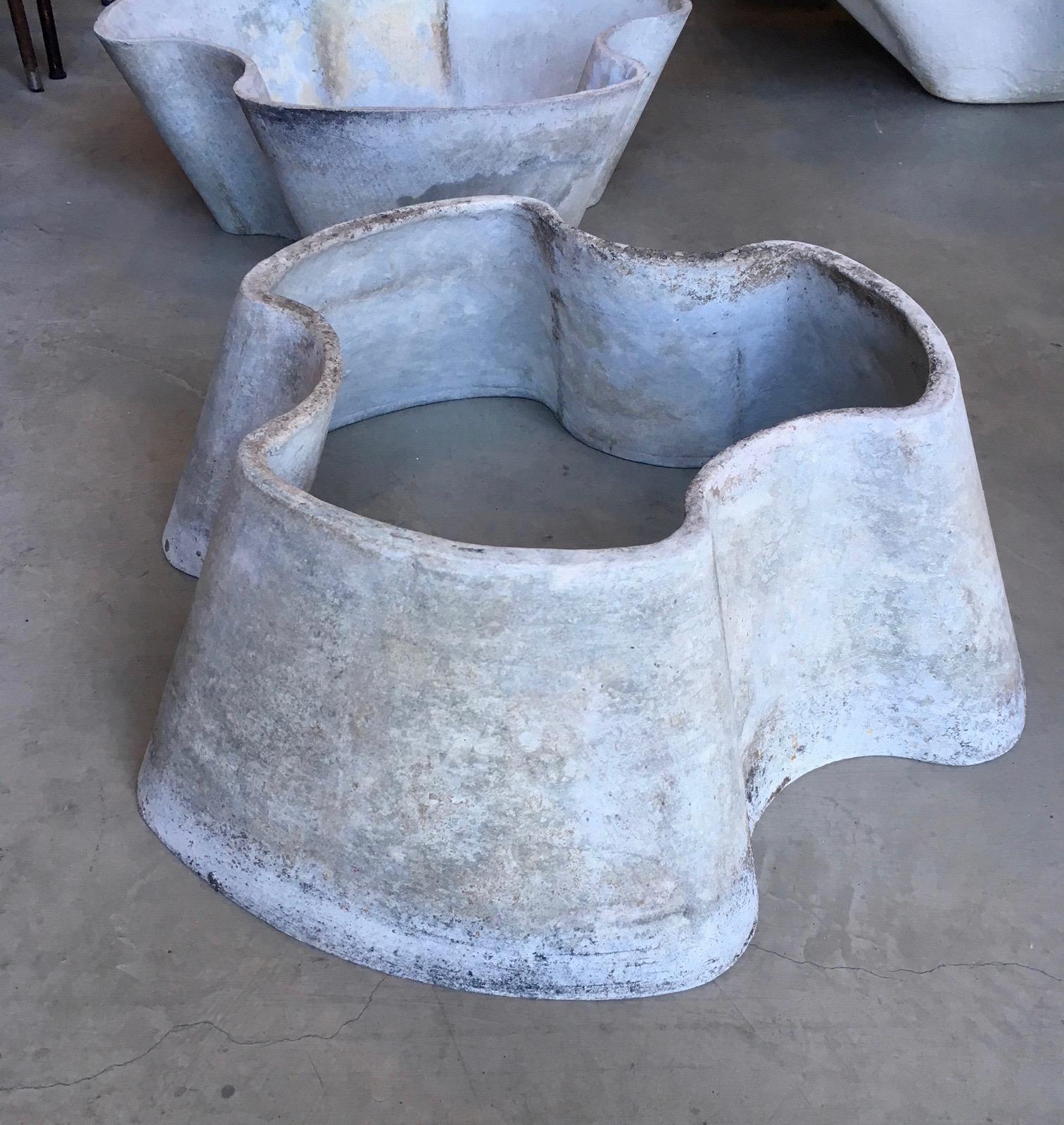 Cement Willy Guhl Flower Pots For Sale