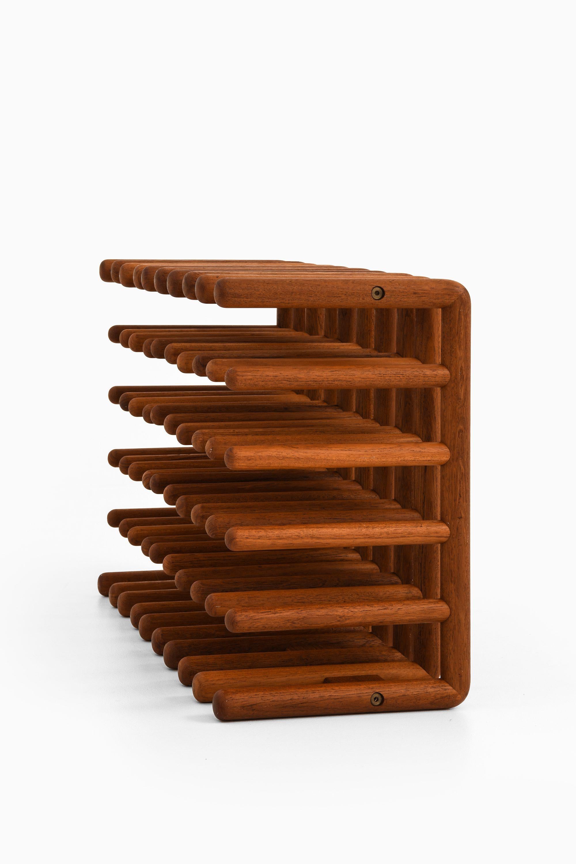 Set of 5 Wine Racks / Bottle Stands in Teak, 1950's

Additional Information:
Material: Teak
Style: Mid century, Scandinavian
Produced in Denmark
Dimensions each (W x D x H): 12.5 x 30 x 49.5 cm
Condition: Good vintage condition, with minor signs of