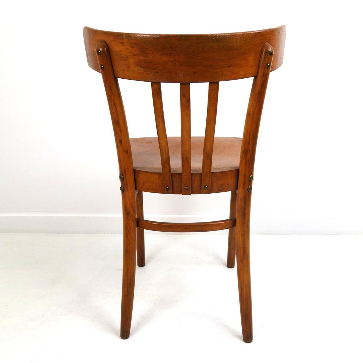 Set of 5 Wooden Dining Chairs Made by KOK 1