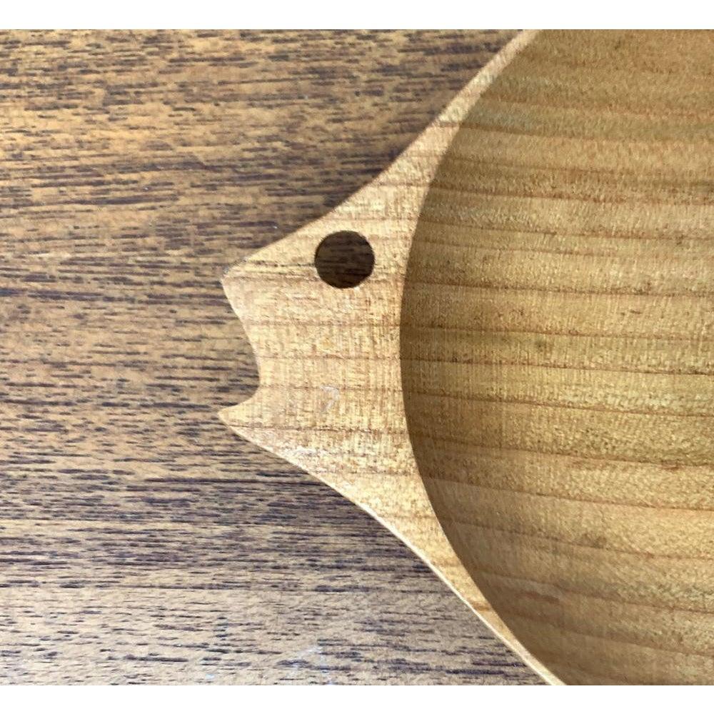 XX secolo Set di 5 ciotole in legno a forma di pesce, anni '60 in vendita