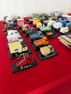 Set of 53 models of the Italian Piaggio Ape motorcycle, 1990s