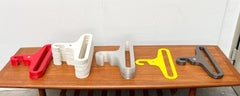 Set of 56 Mid-Century Modern Space Age Coat Hanger by Ingo Maurer for M Design