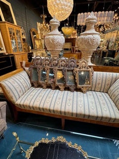 Set of 6 18th c. Italian Carved Mirrors