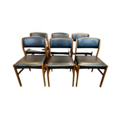Set of 6 1960s Danish Hugo Frandsen Spøttrup Stolefabrik Rosewood Dining Chairs