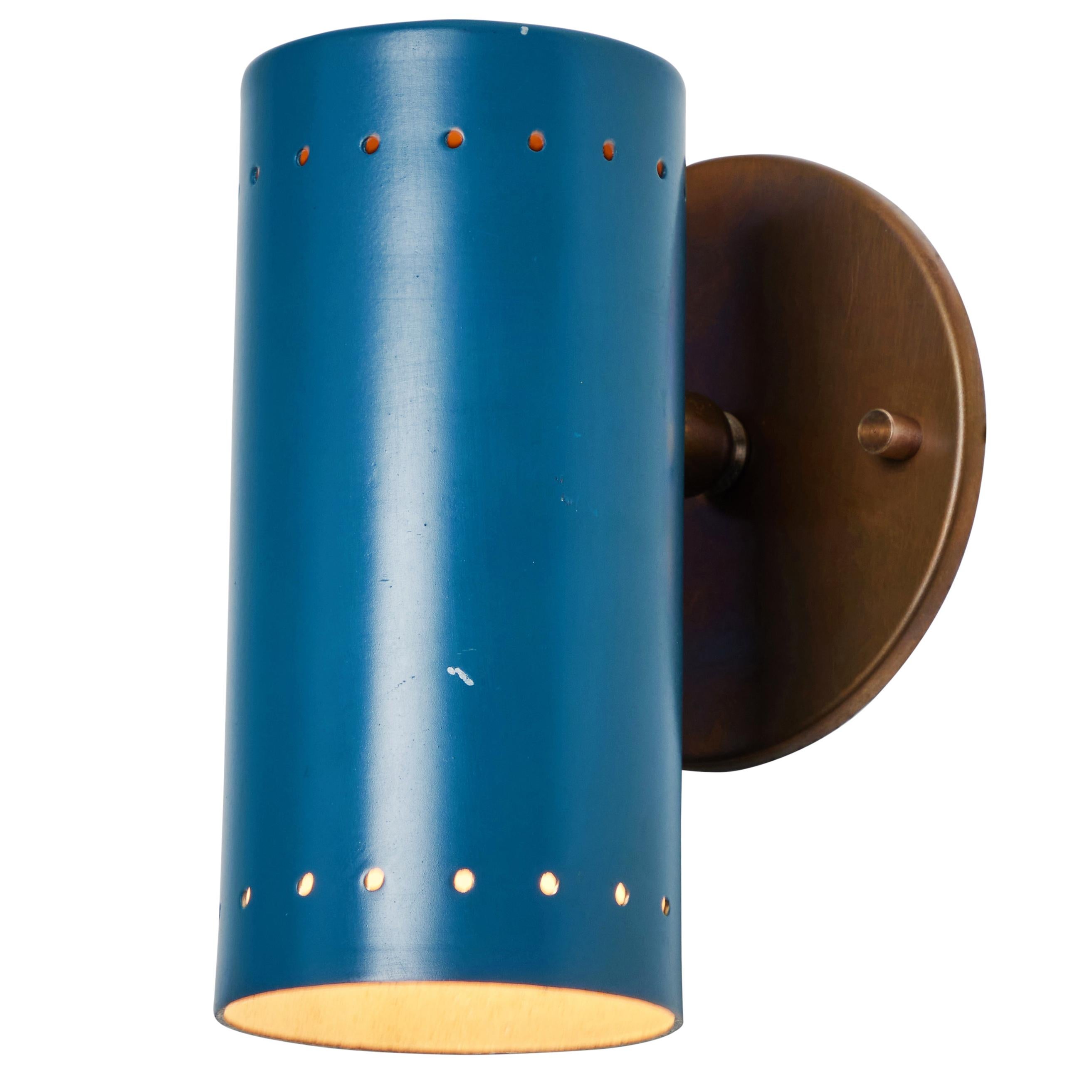 Set von 6 Tito Agnoli-Wandleuchtern mit mehrfarbigem Gelenk aus den 1960er Jahren für O-Luce 9