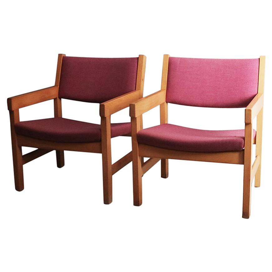 Set of 6 1970s Danish Midcentury Chairs by Hans J Wegner For Sale