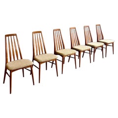 Set of 6 1970
s Niels Koefoed Dining Chairs