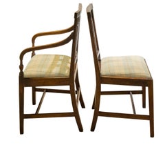 Set of 6 19th Century Dinning Room Chairswith Upholstered Drop-In Seats